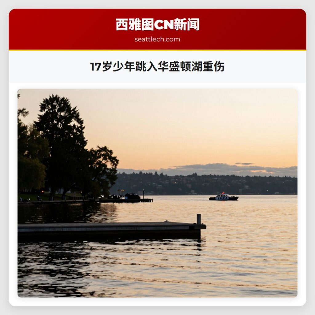 17岁少年跳入华盛顿湖重伤