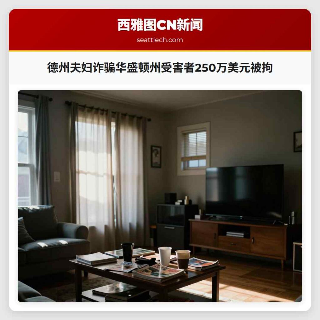 德州夫妇诈骗华盛顿州受害者250万美元被拘