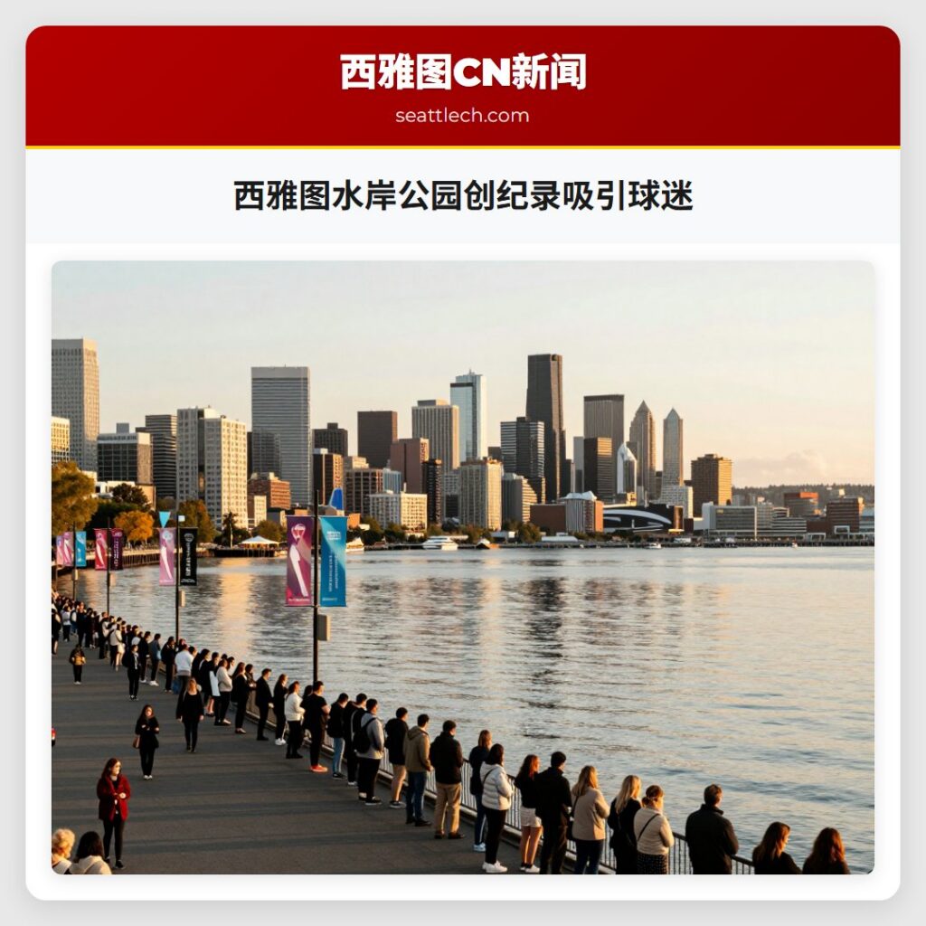 西雅图水岸公园创纪录吸引球迷