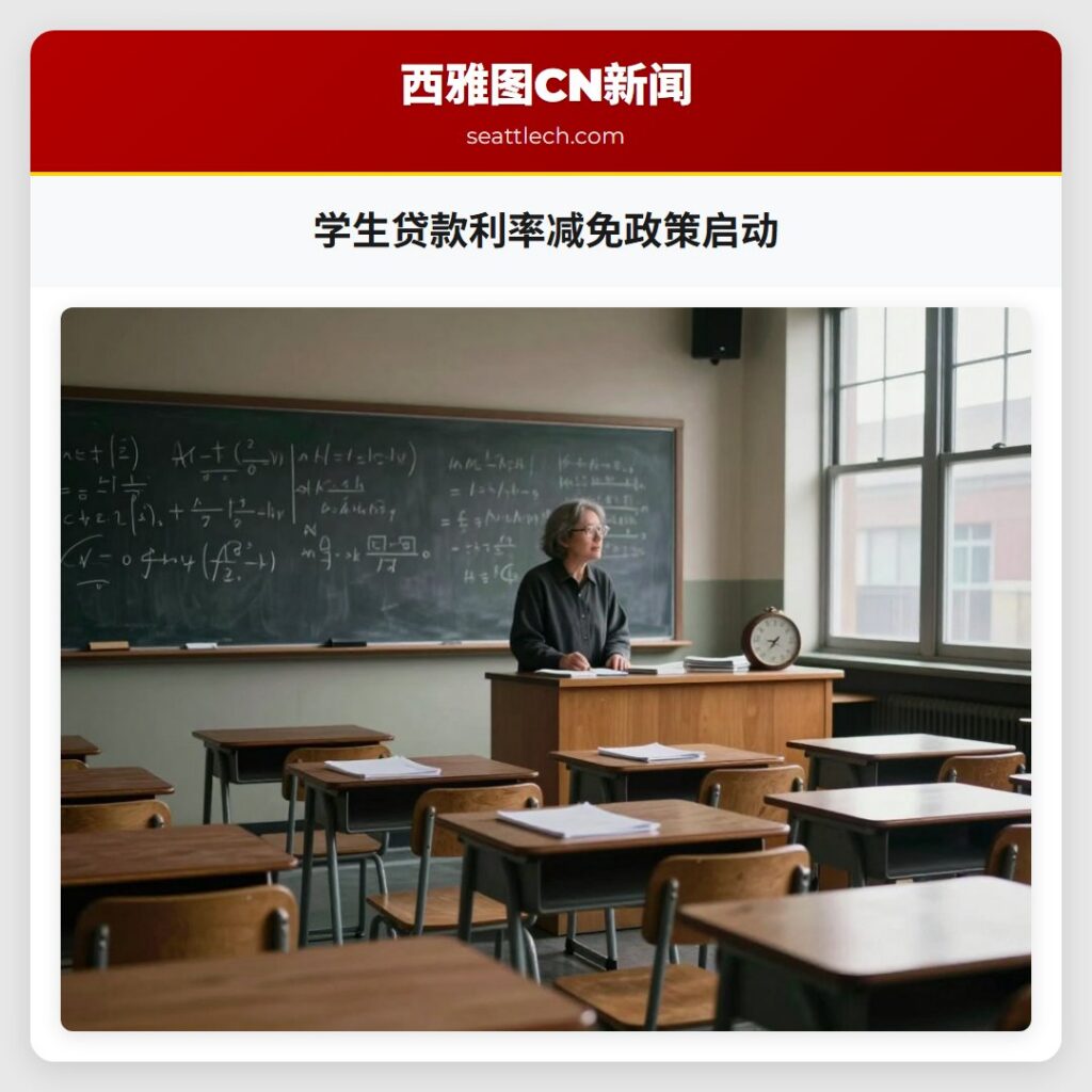 学生贷款利率减免政策启动