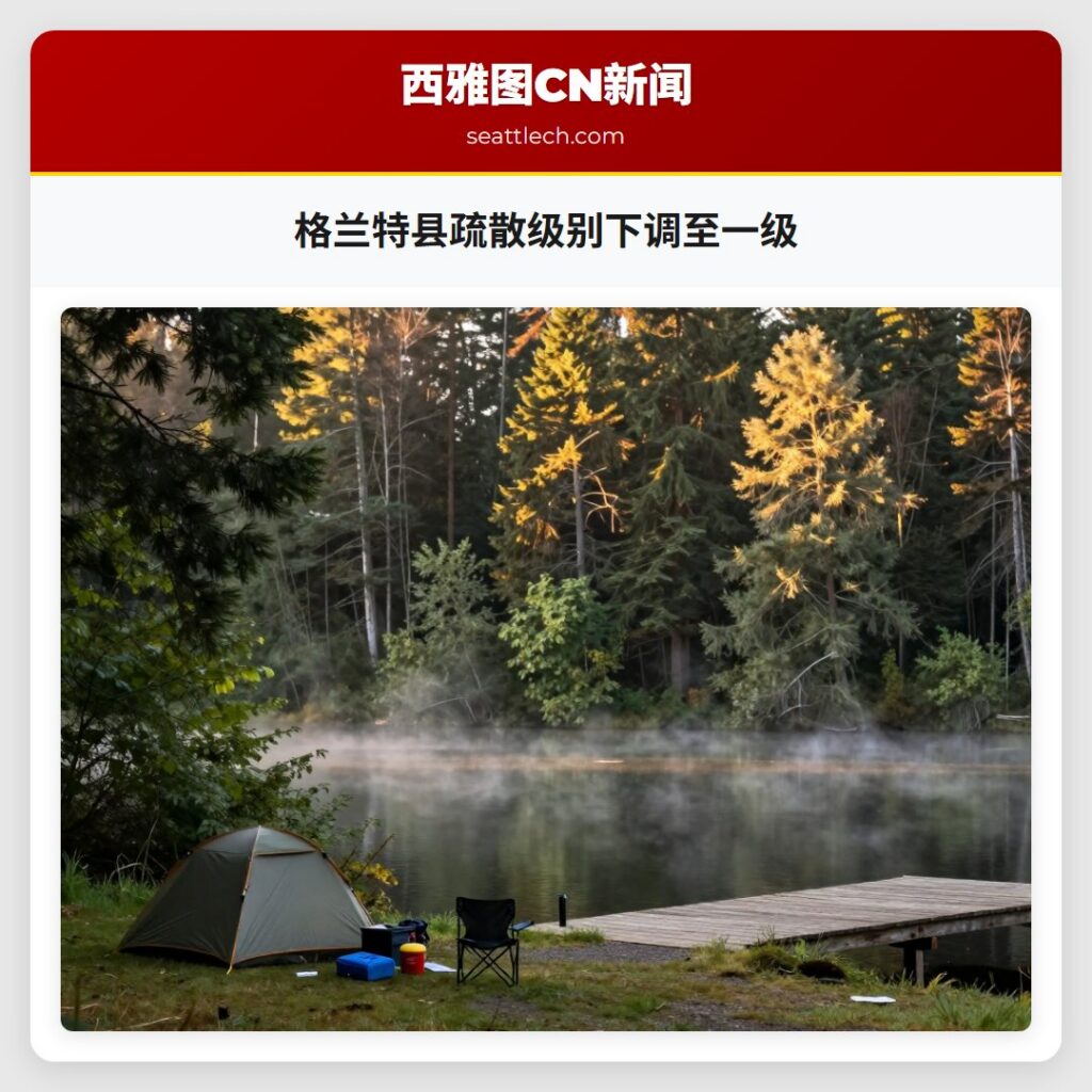 格兰特县疏散级别下调至一级