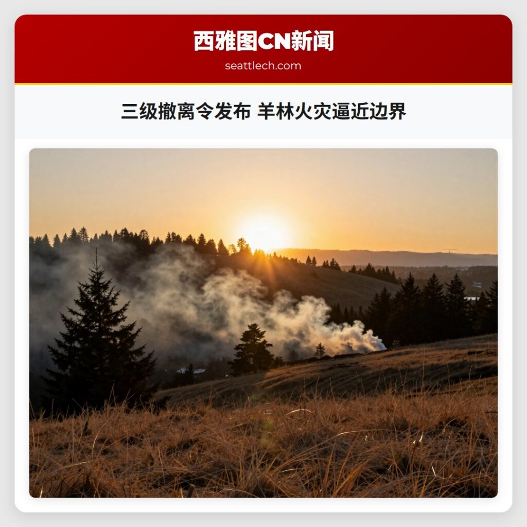 三级撤离令发布 羊林火灾逼近边界
