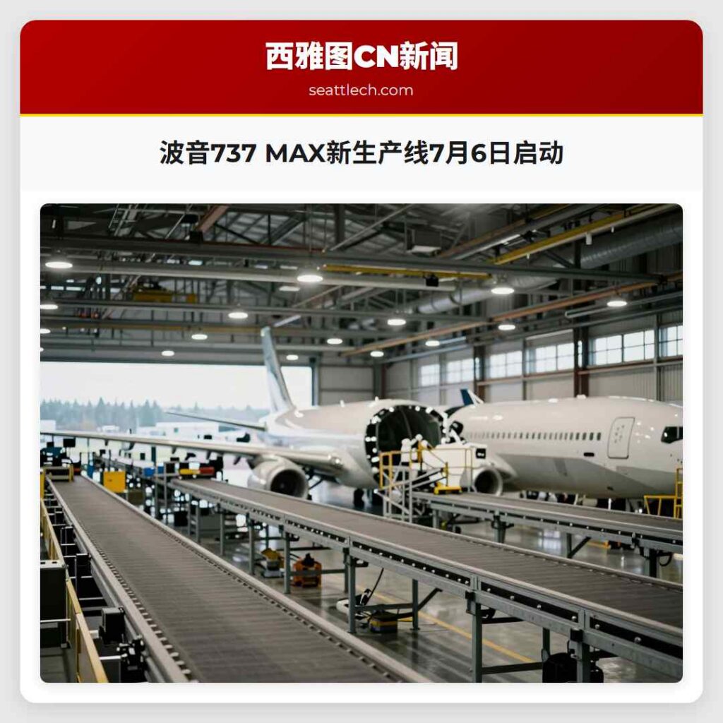 波音737 MAX新生产线7月6日启动