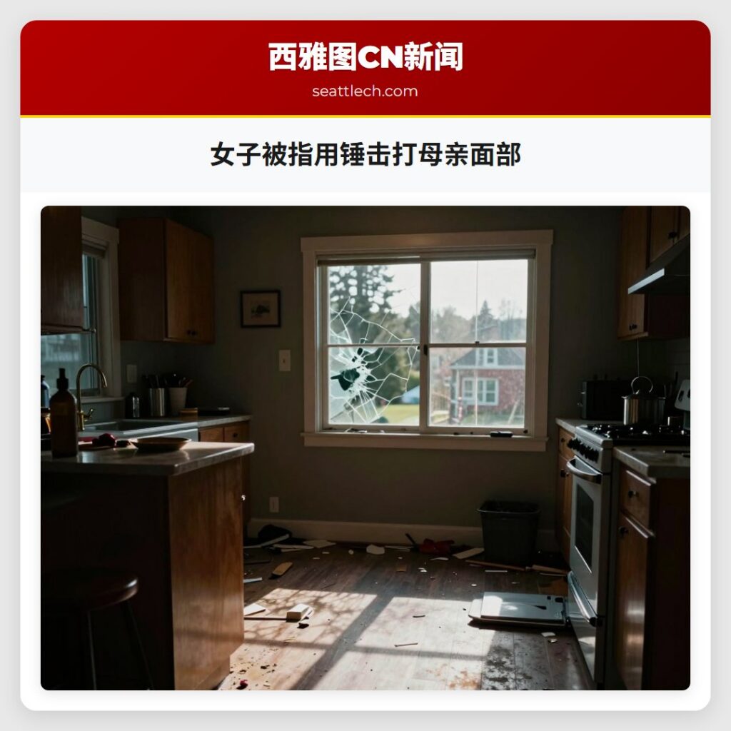 女子被指用锤击打母亲面部