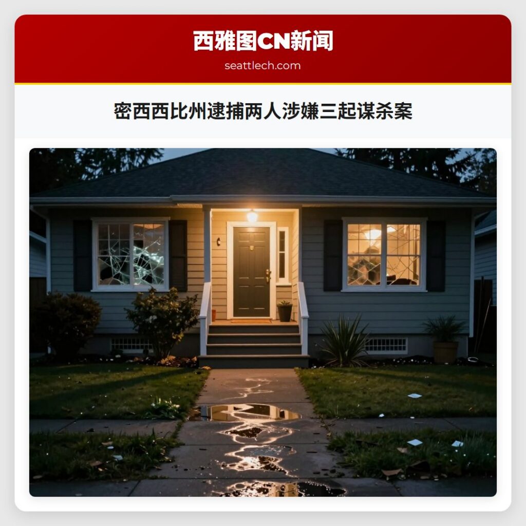 密西西比州逮捕两人涉嫌三起谋杀案