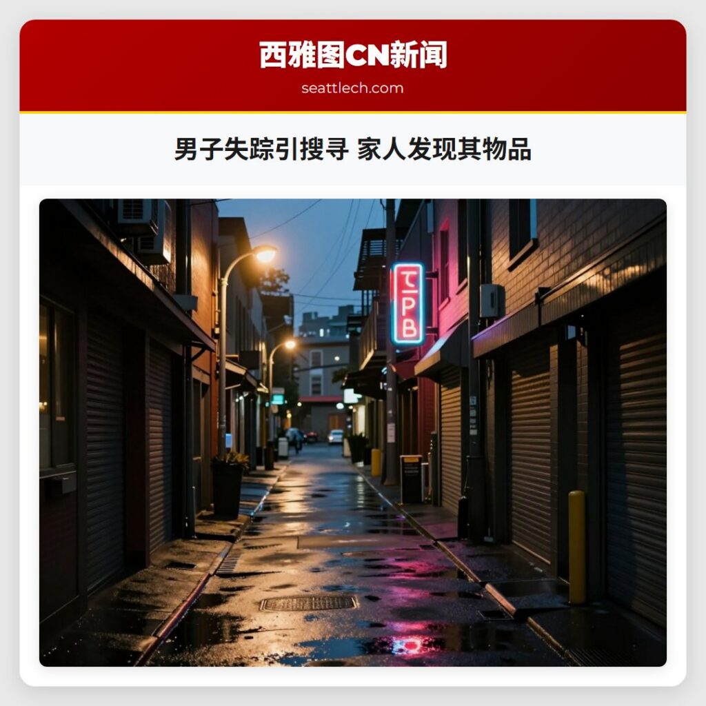 男子失踪引搜寻 家人发现其物品