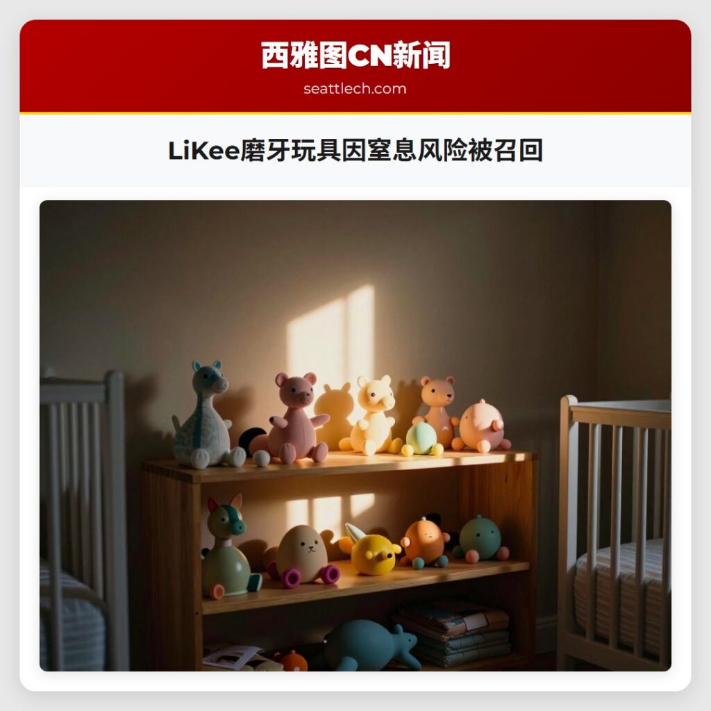 LiKee磨牙玩具因窒息风险被召回