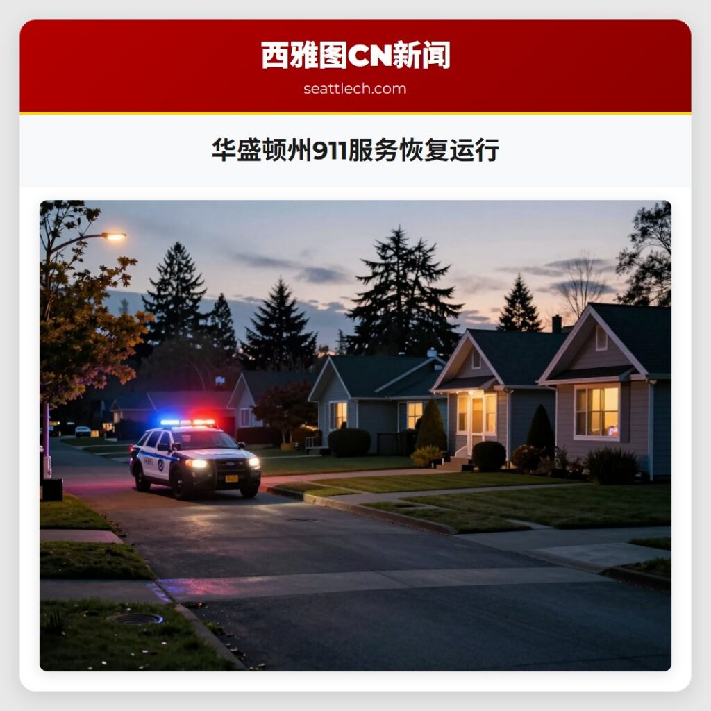 华盛顿州911服务恢复运行