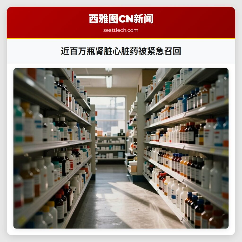 近百万瓶肾脏心脏药被紧急召回