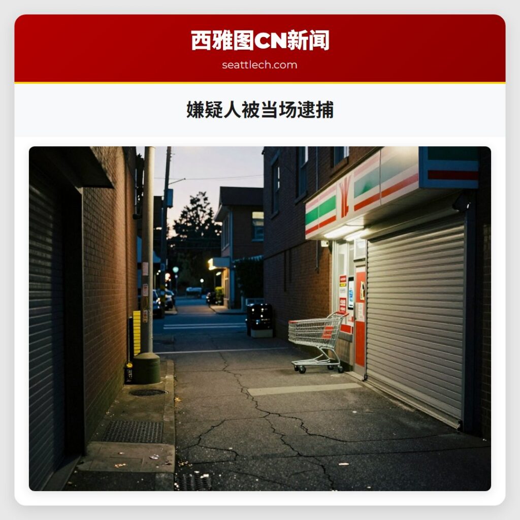 嫌疑人被当场逮捕