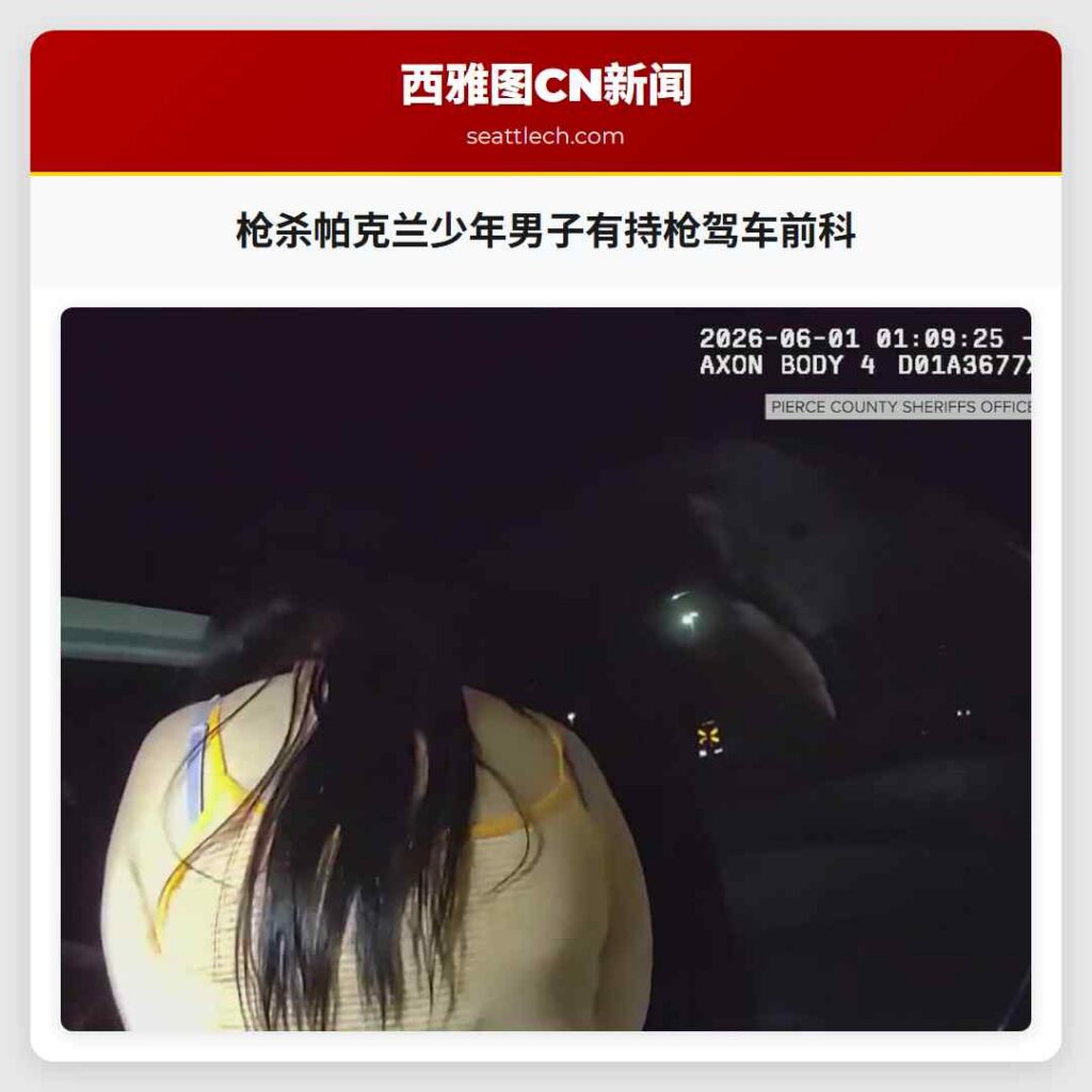 枪杀帕克兰少年男子有持枪驾车前科