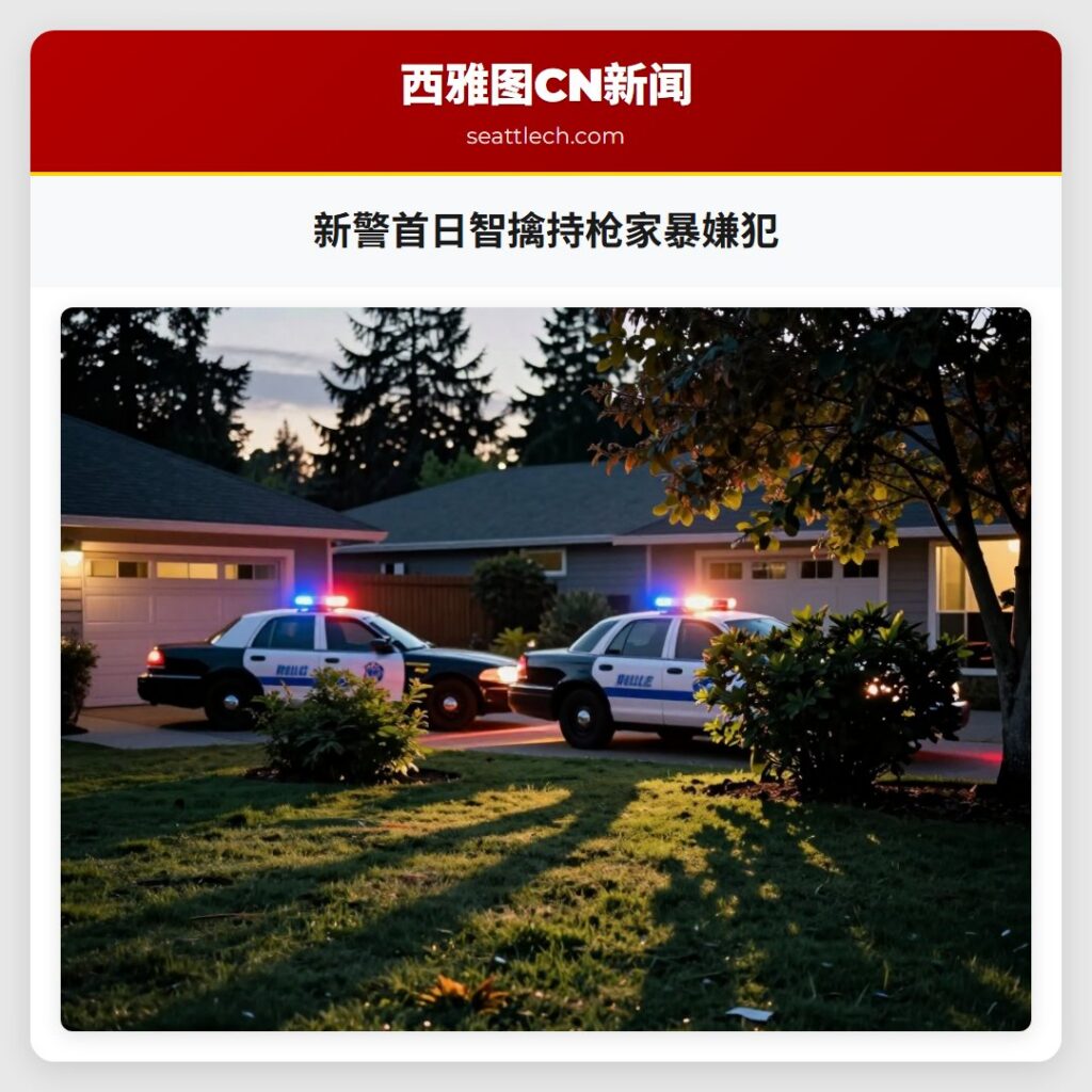 新警首日智擒持枪家暴嫌犯