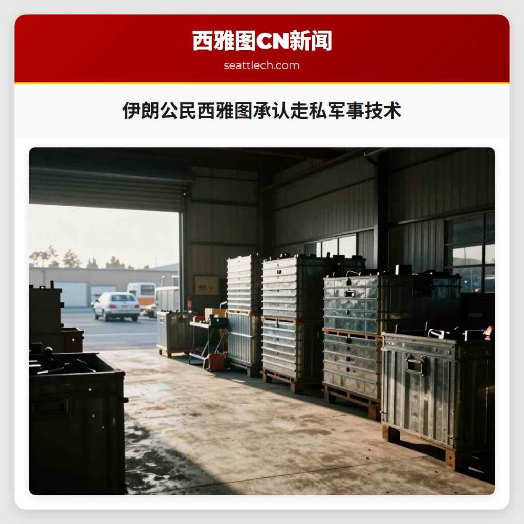 伊朗公民西雅图承认走私军事技术