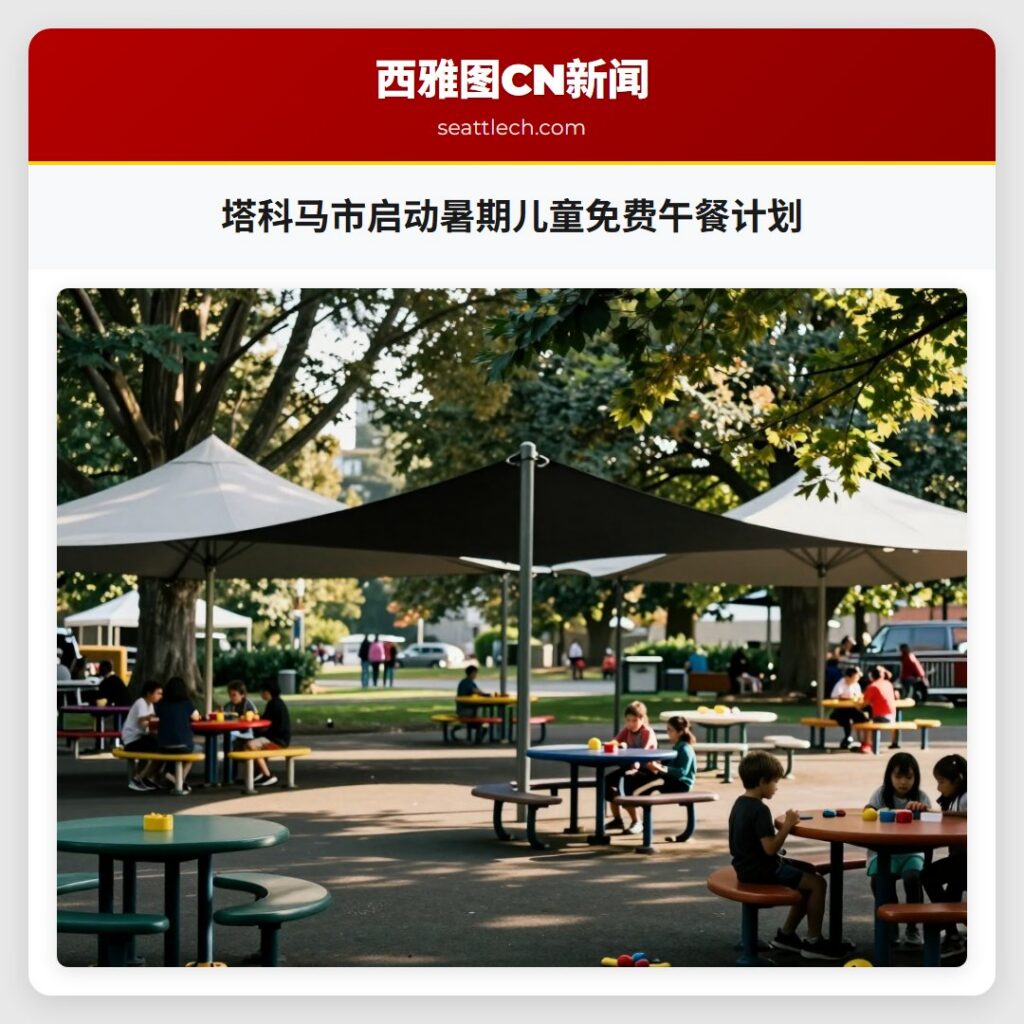 塔科马市启动暑期儿童免费午餐计划