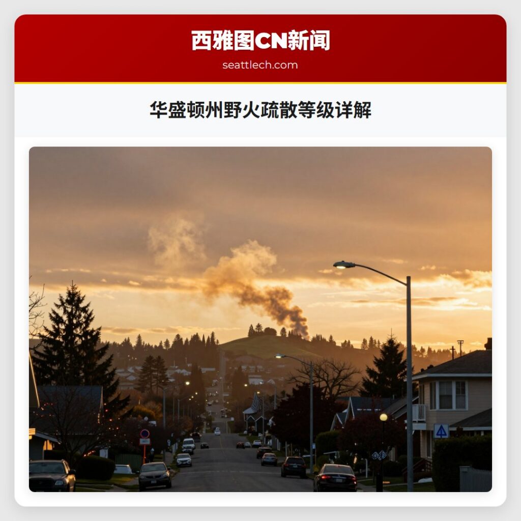 华盛顿州野火疏散等级详解