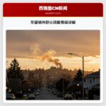 华盛顿州野火疏散等级详解