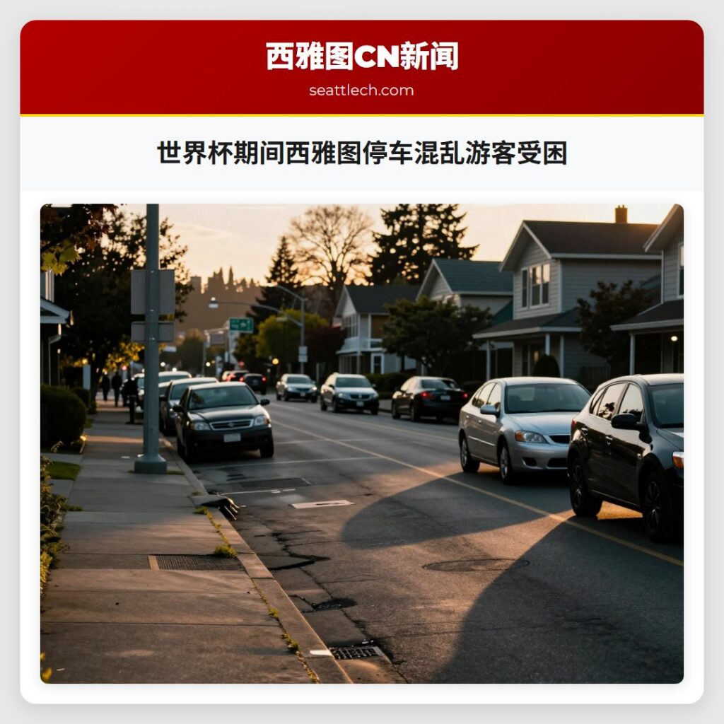 世界杯期间西雅图停车混乱游客受困