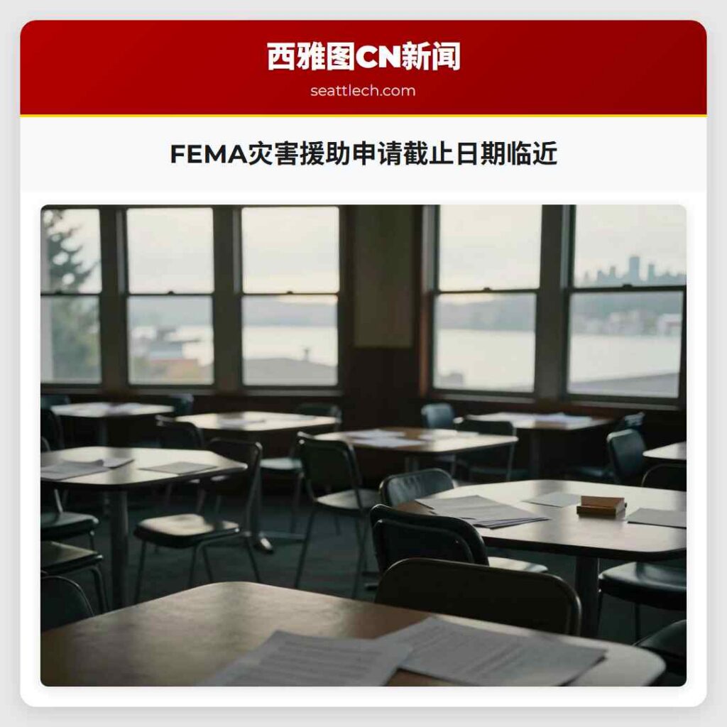 FEMA灾害援助申请截止日期临近