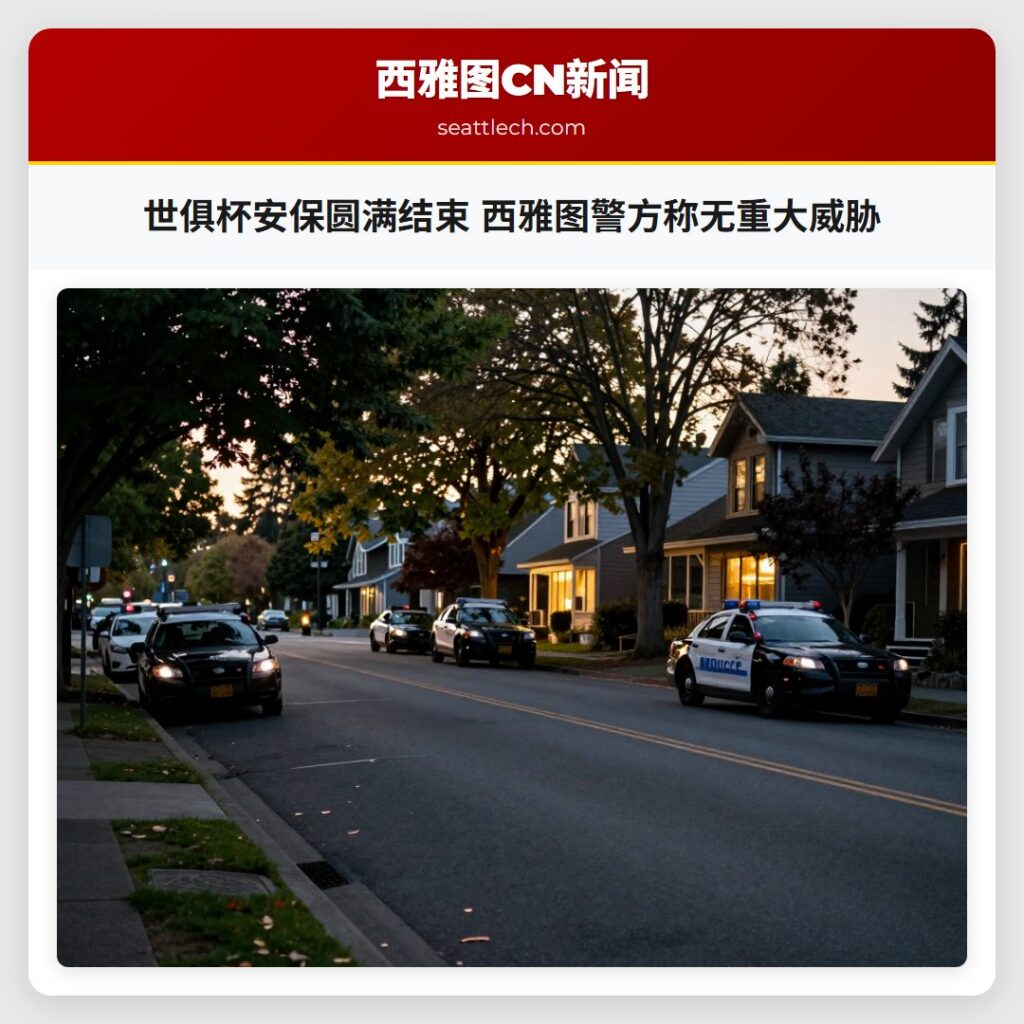 世俱杯安保圆满结束 西雅图警方称无重大威胁