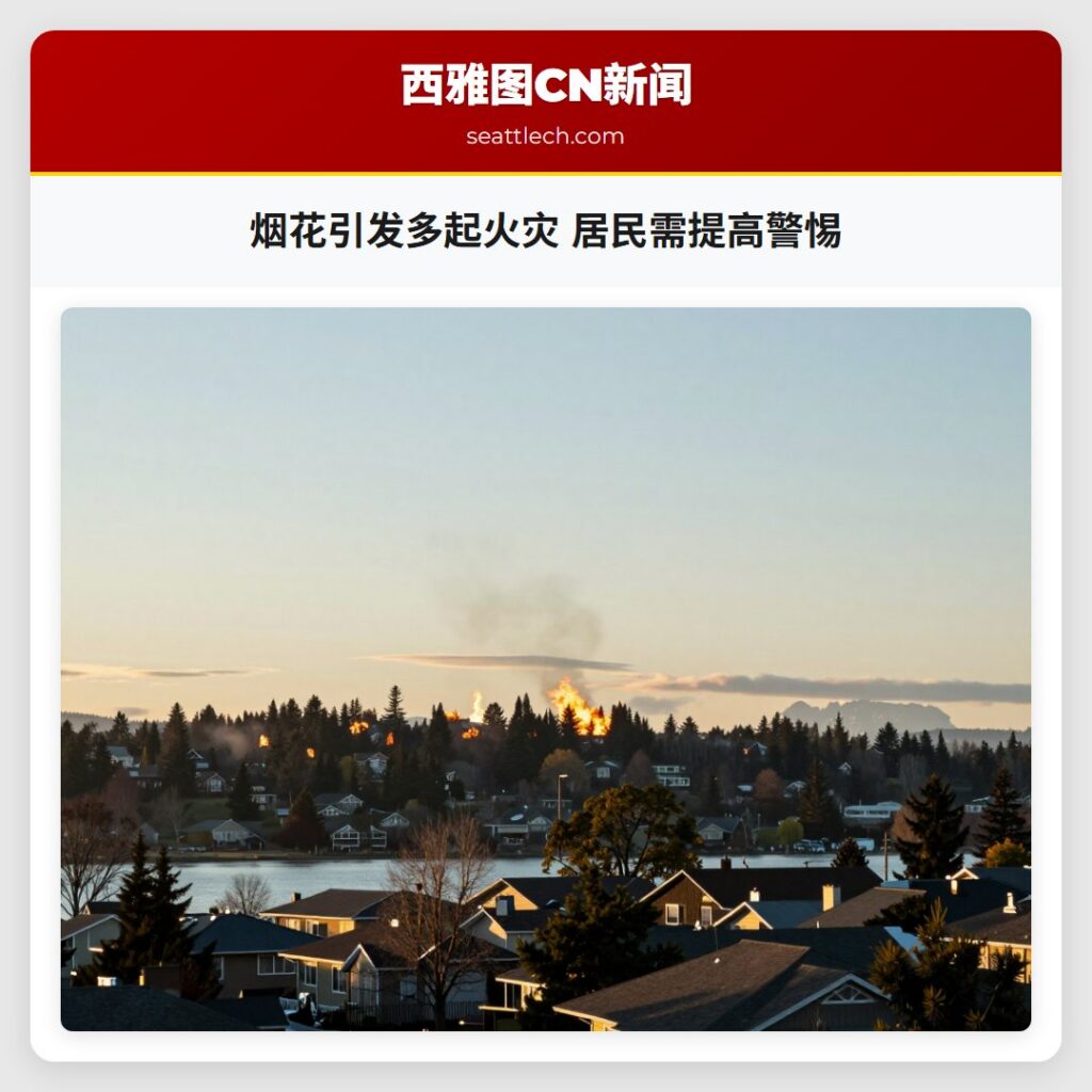 烟花引发多起火灾 居民需提高警惕