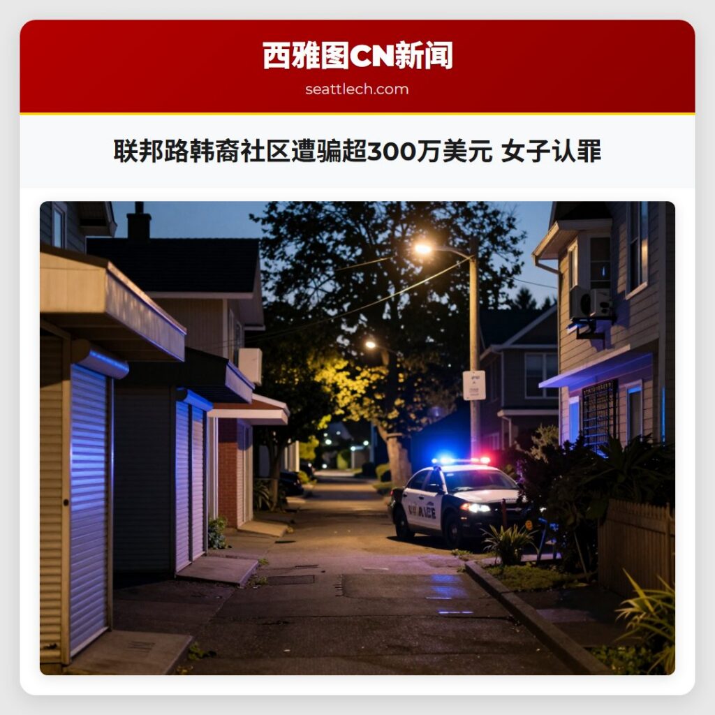 联邦路韩裔社区遭骗超300万美元 女子认罪