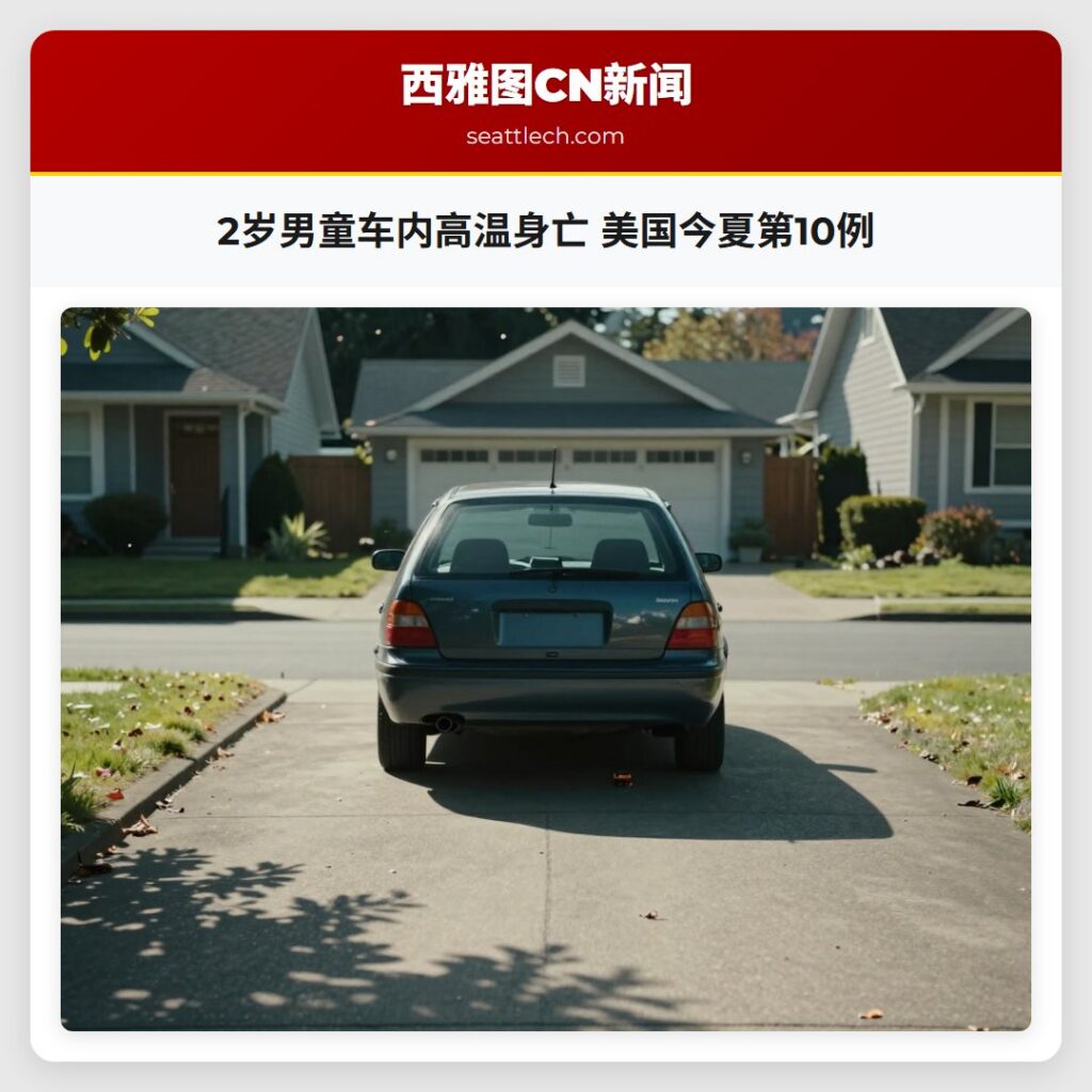 2岁男童车内高温身亡 美国今夏第10例