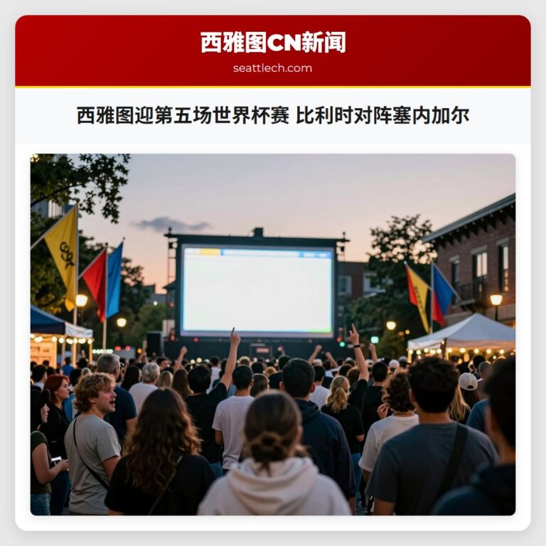 西雅图迎第五场世界杯赛 比利时对阵塞内加尔