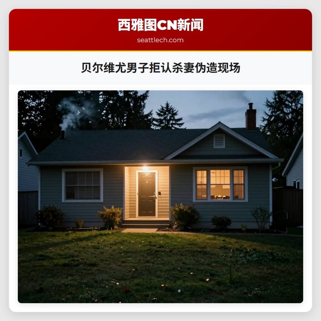 贝尔维尤男子拒认杀妻伪造现场