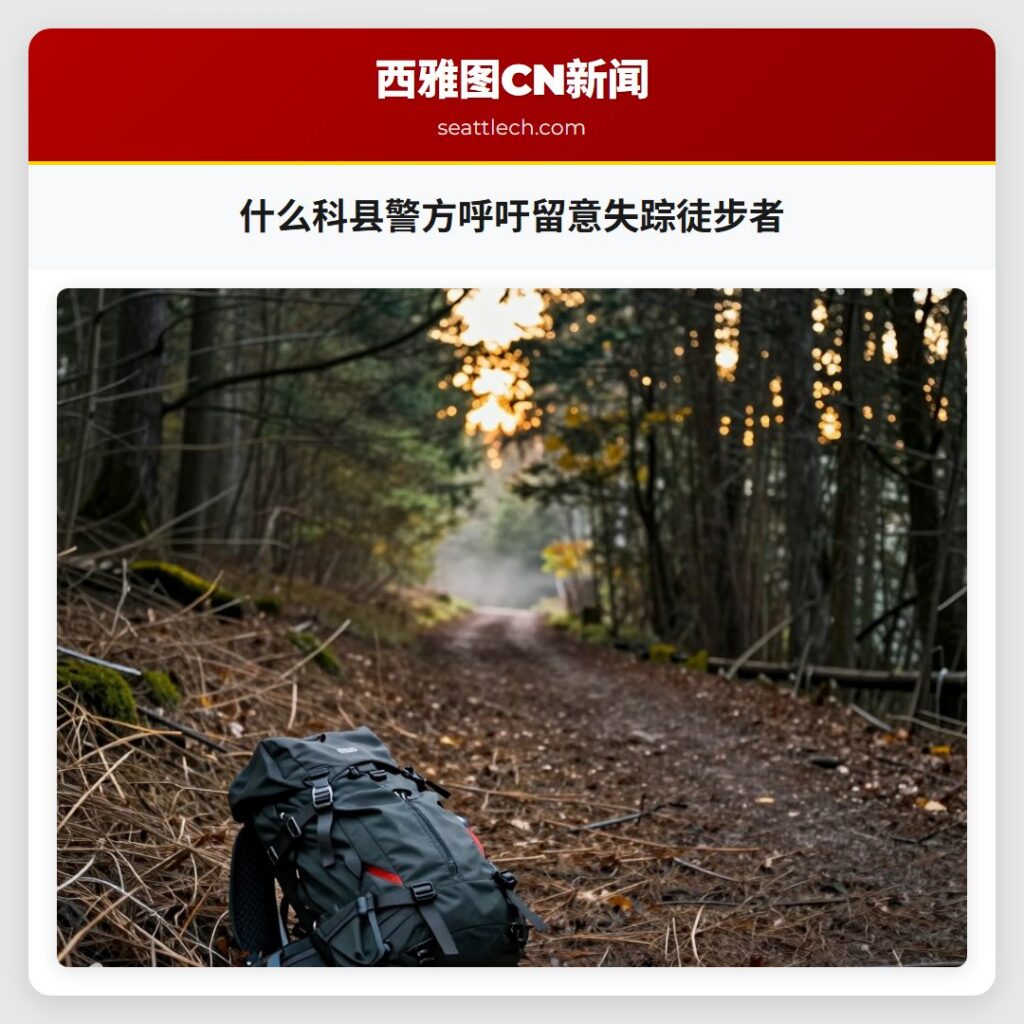 什么科县警方呼吁留意失踪徒步者