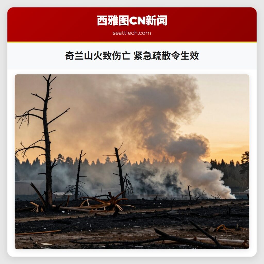 奇兰山火致伤亡 紧急疏散令生效