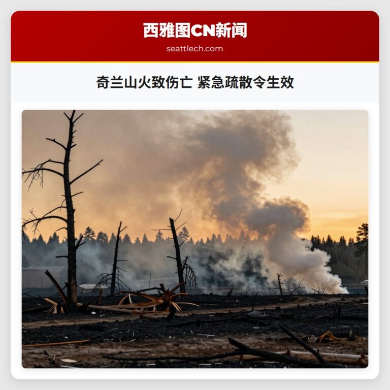 奇兰山火致伤亡 紧急疏散令生效