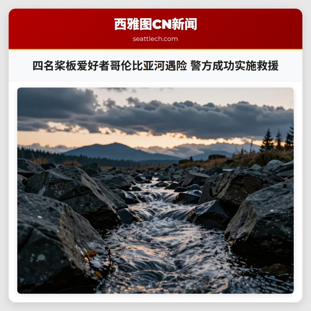 四名桨板爱好者哥伦比亚河遇险 警方成功实施救援