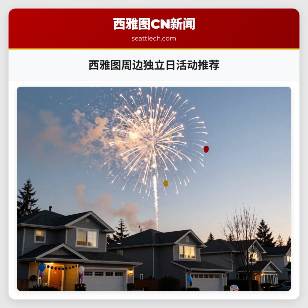 西雅图周边独立日活动推荐