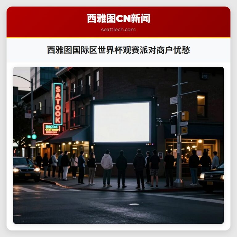 西雅图国际区世界杯观赛派对商户忧愁