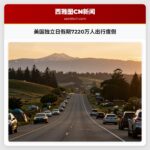 美国独立日假期7220万人出行度假