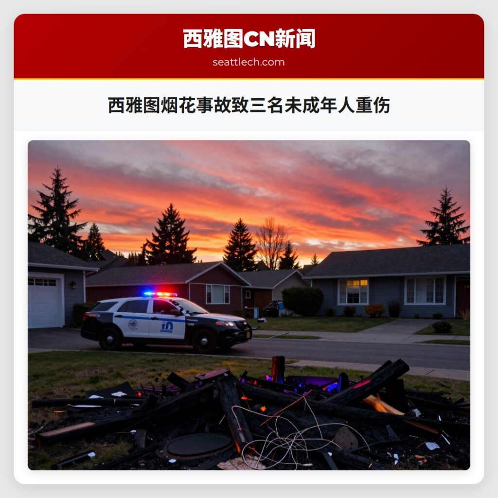 西雅图烟花事故致三名未成年人重伤