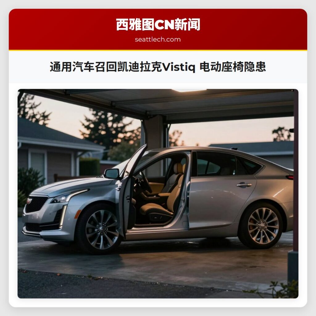 通用汽车召回凯迪拉克Vistiq 电动座椅隐患