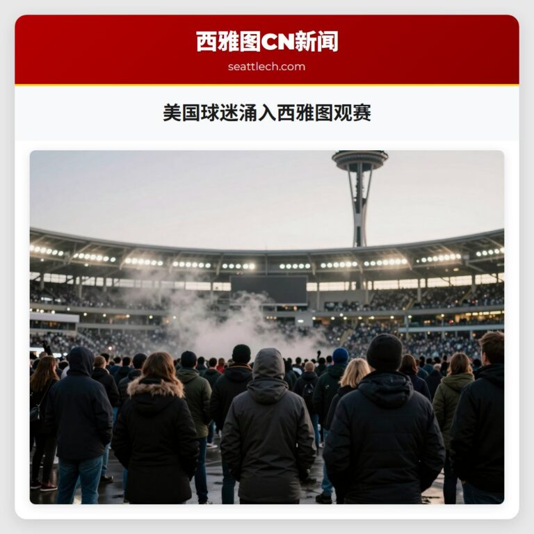 美国球迷涌入西雅图观赛