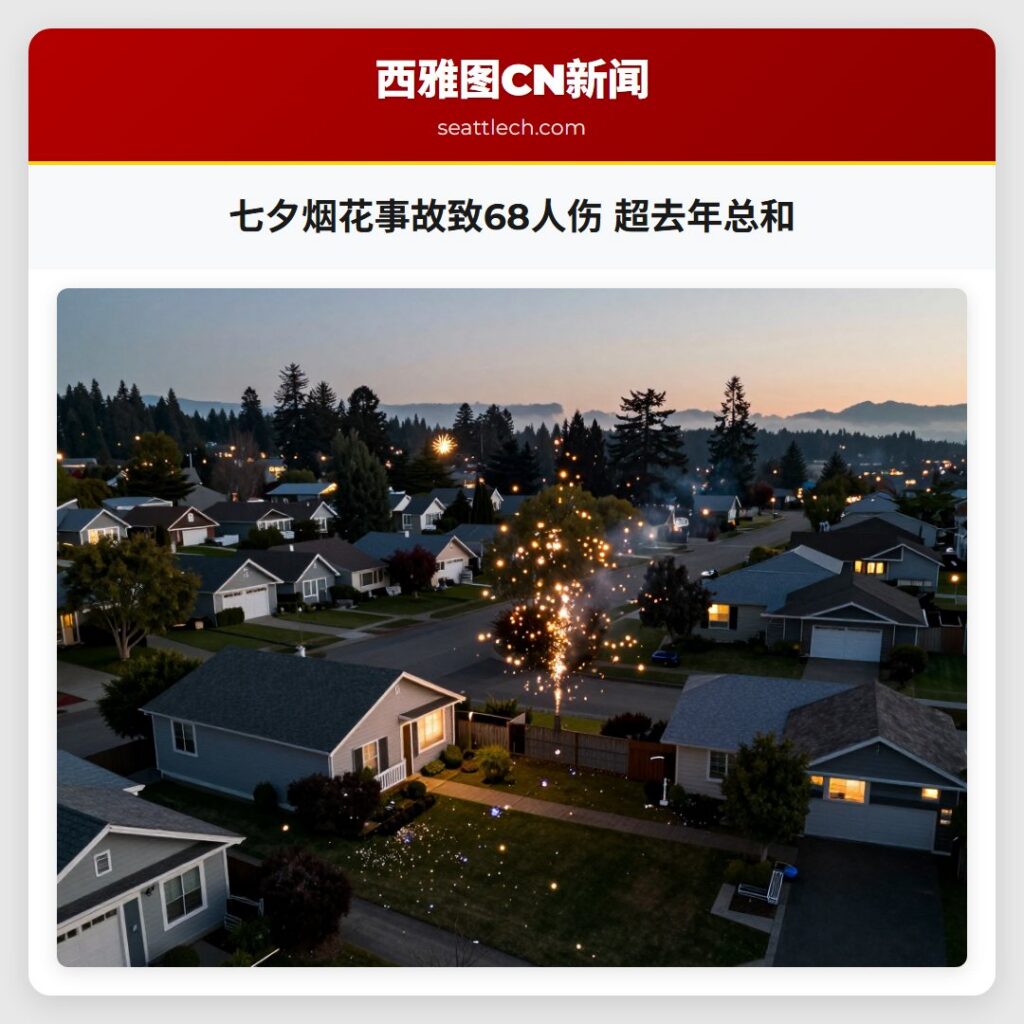 七夕烟花事故致68人伤 超去年总和