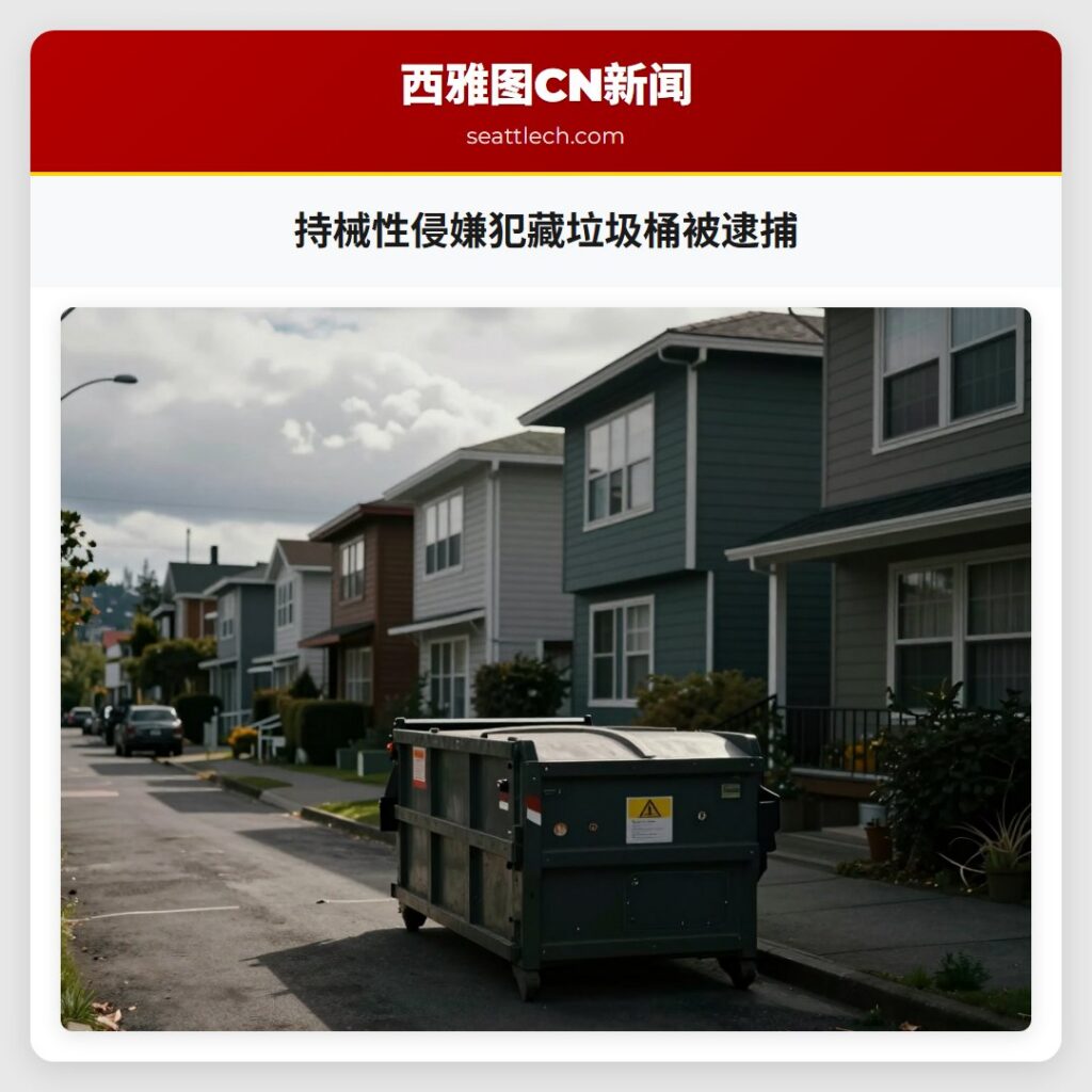 持械性侵嫌犯藏垃圾桶被逮捕