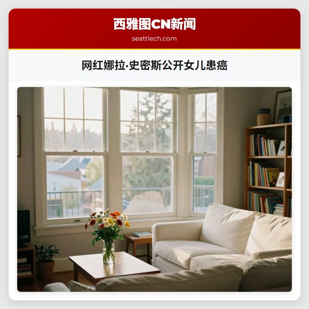 网红娜拉·史密斯公开女儿患癌