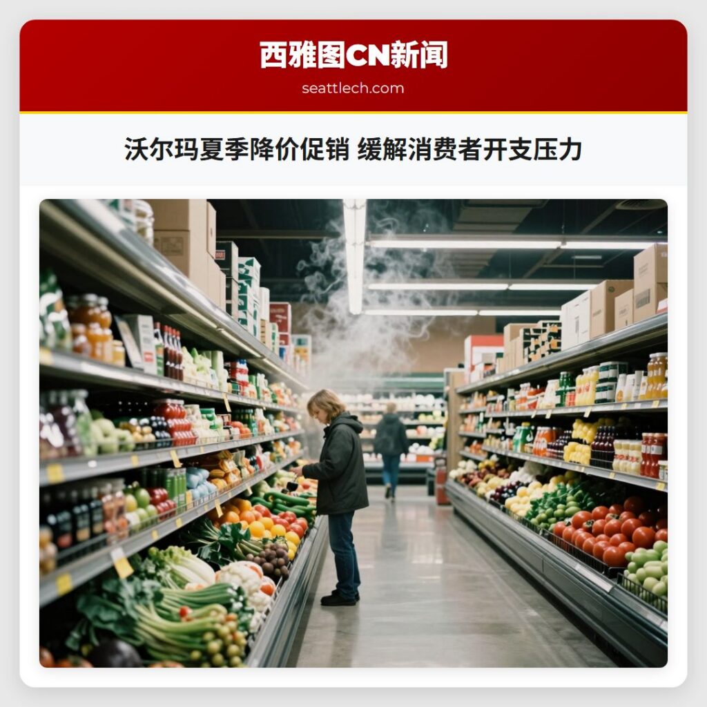 沃尔玛夏季降价促销 缓解消费者开支压力