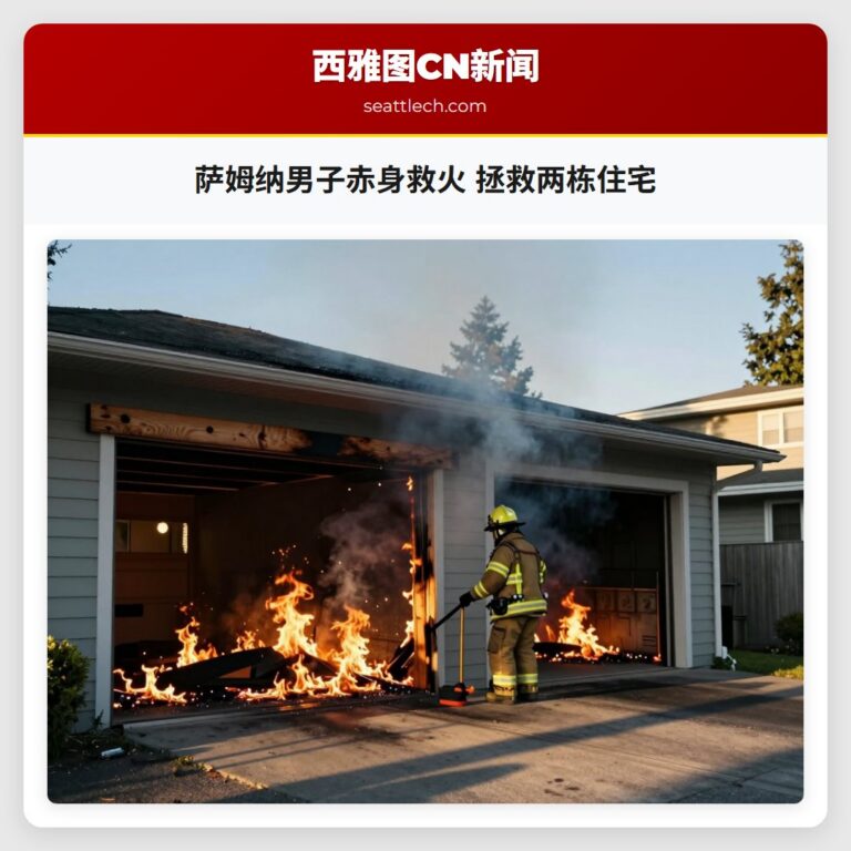 萨姆纳男子赤身救火 拯救两栋住宅